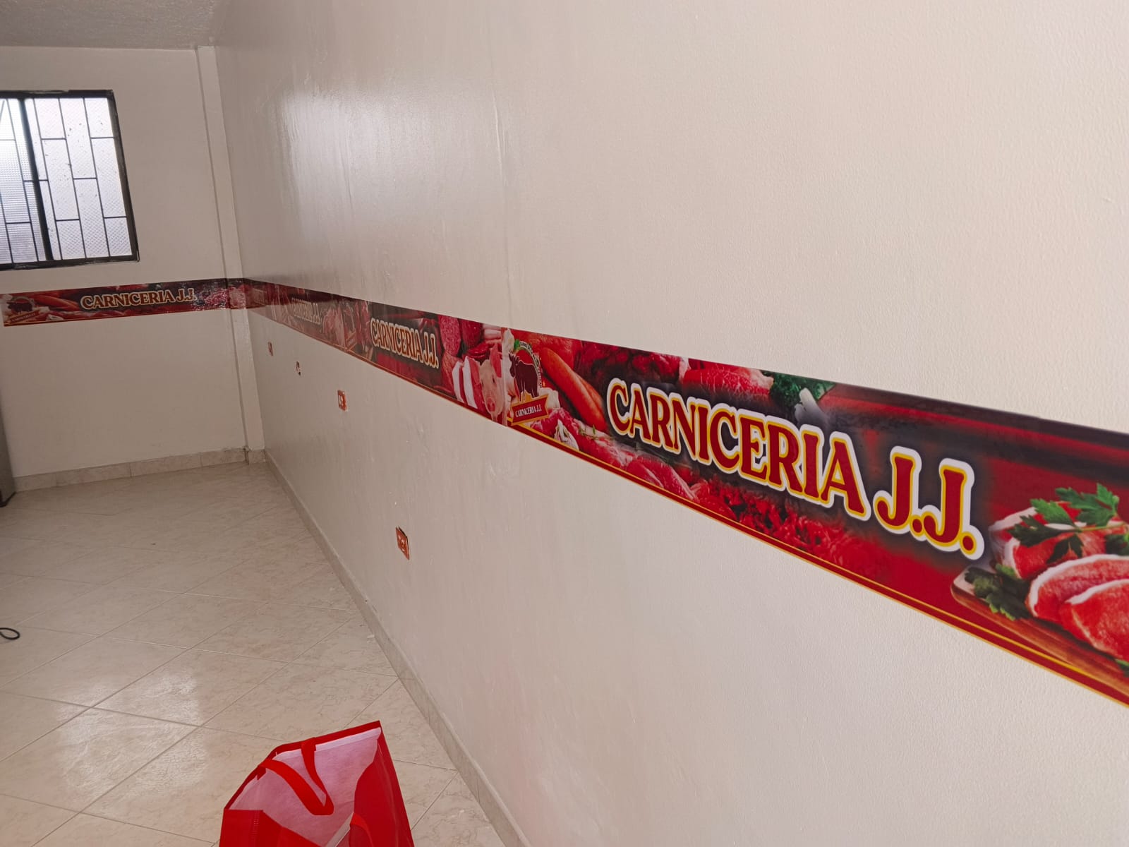 Vinilo publicitario para interiores